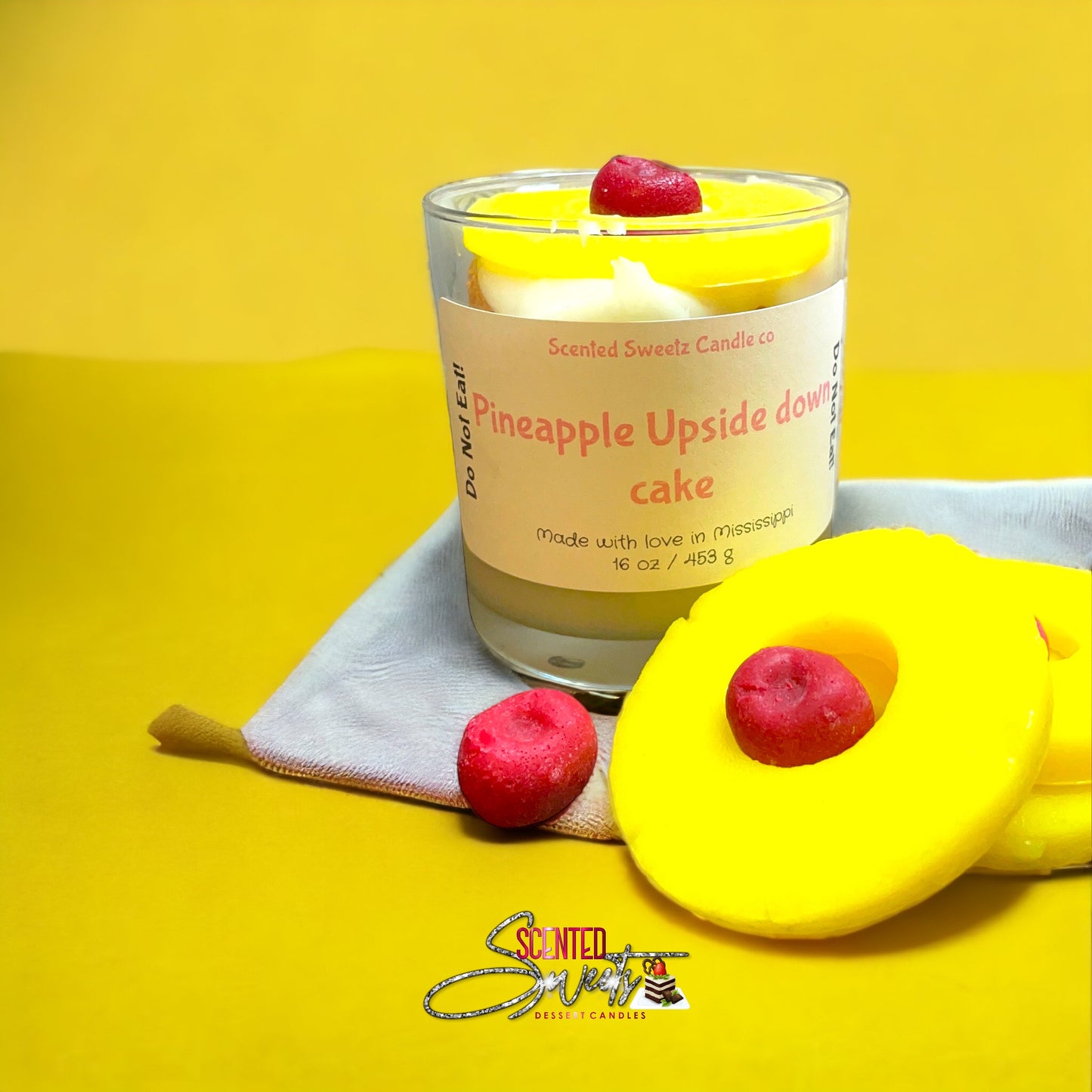 Pineapple Upside Down Cake Glowless Candle