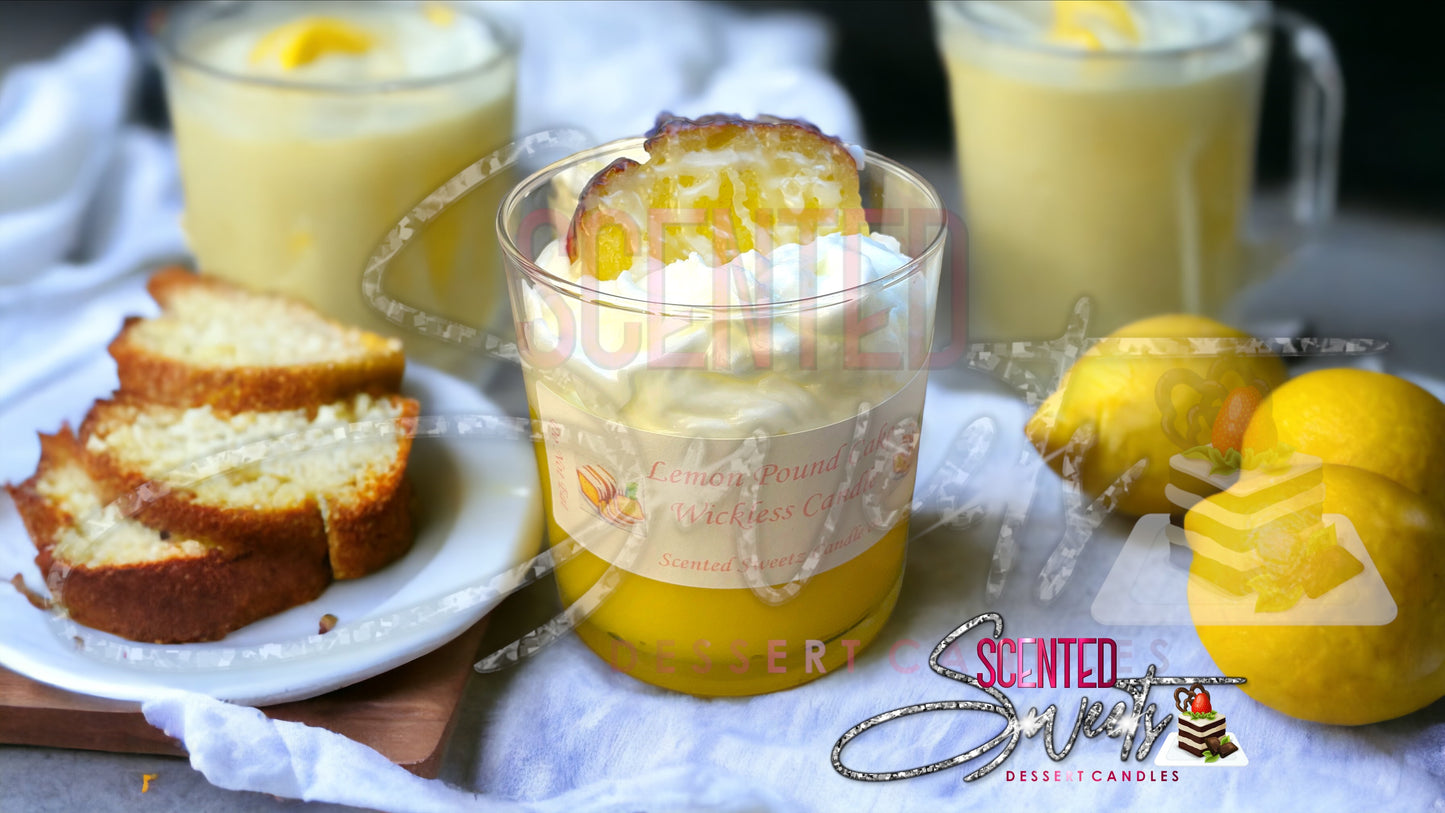 Lemon Pound Cake Glowless Candle